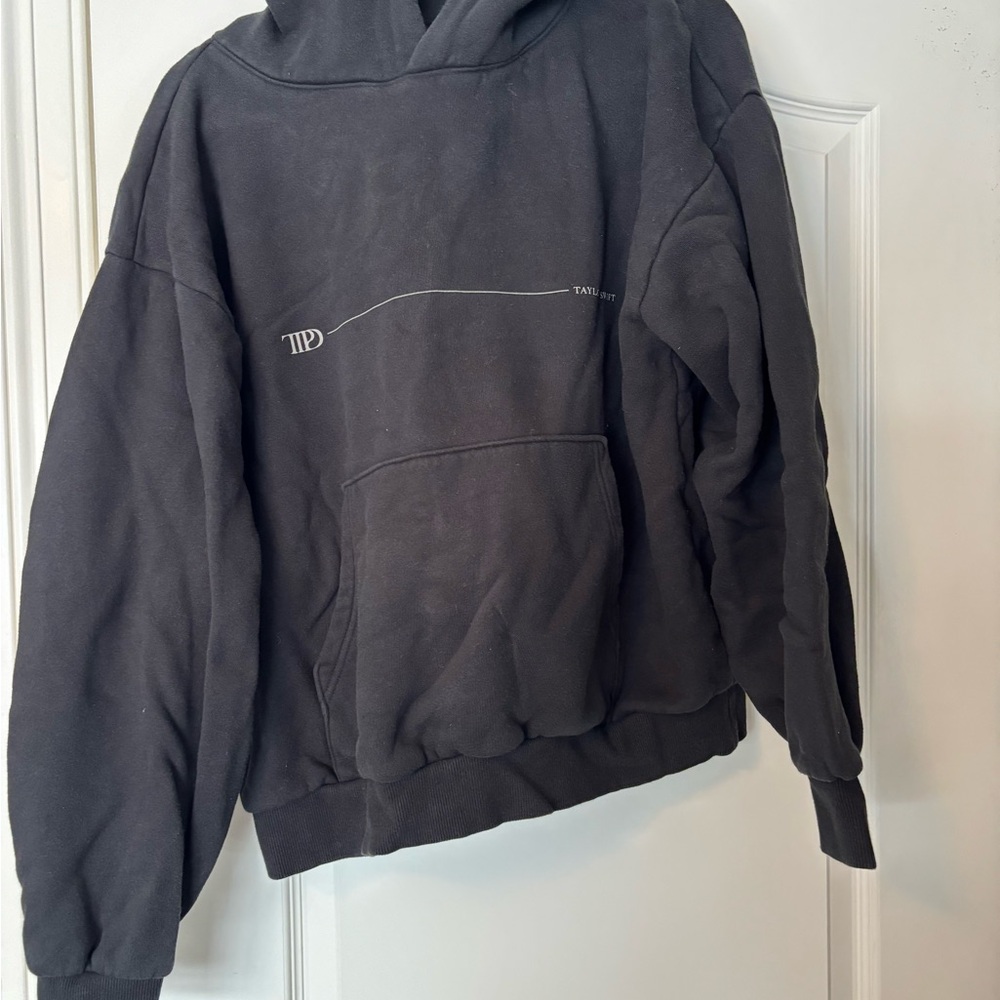 Taylor Swift Spotify TTPD Black Hoodie